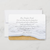 Beach Scene Wishing Well Wording Idea Kaarten (Voorkant)