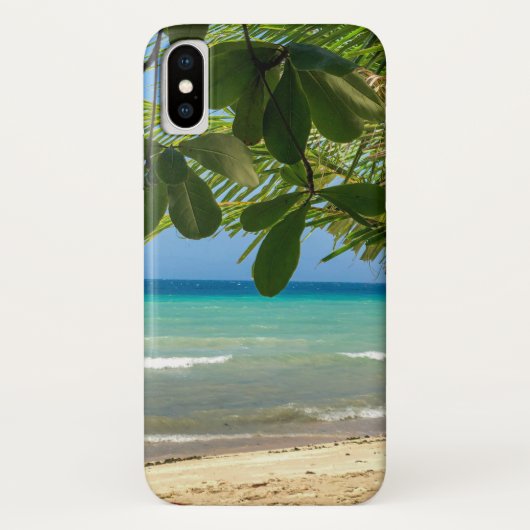 Beach scenery. Filipijnen. Moalboal. Witte strand. Case-Mate iPhone Case (Achterkant)
