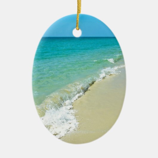 Beach scenery keramisch ornament (Voorkant)