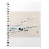 Beach scenery van Kono Bairei Notitieboek (Voorkant)