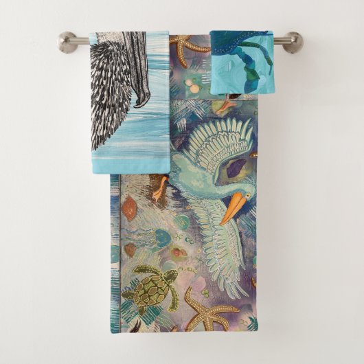 Beach Scenes Bad Handdoek (Insitu)