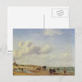 Beach Scheveningen Holland Velde Briefkaart (Voorkant / Achterkant)