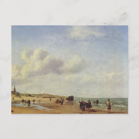 Beach Scheveningen Holland Velde Briefkaart (Voorkant)