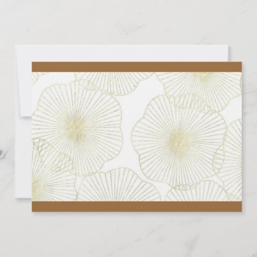 Beach sea Shells Weddenschap Save the Date Card (Achterkant)