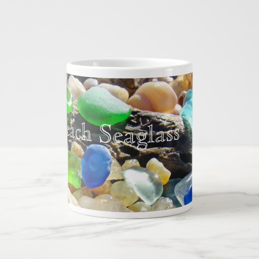 Beach Seaglass Jumbo Large Mokken Zee glass (Voorkant)