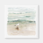 Beach Seagull Cove Magneet (Voorkant)