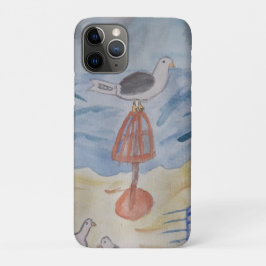Beach Seagulls iPhone Case