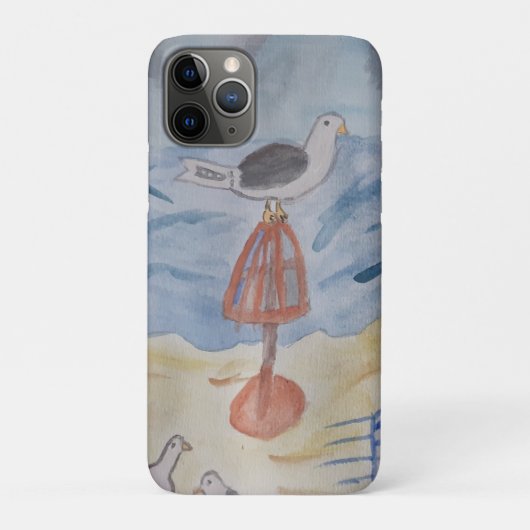 Beach Seagulls iPhone Case (Achterkant)