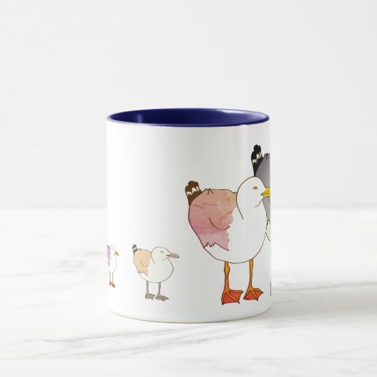 Beach Seagulls Mok (Midden)