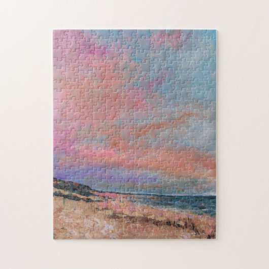 Beach Seascape Fine Art Beach Painting Legpuzzel (Verticaal)
