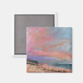 Beach Seascape Fine Art Beach Painting Magneet (Voorkant / Achterkant)