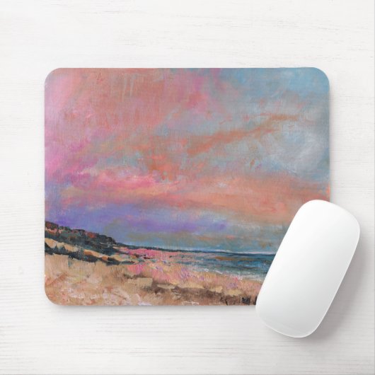 Beach Seascape Fine Art Beach Painting Muismat (Met muis)