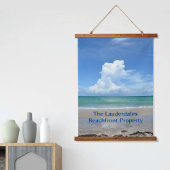 Beach Seascape Storm Clouds Photographic Hangend Wandkleed