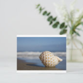 Beach Seashell Briefkaart (Staand voorkant)