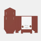 Beach Seashell Clams Wedding Bedankdoosjes (Uitgevouwen)