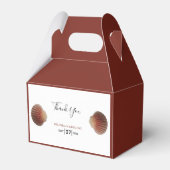 Beach Seashell Clams Wedding Bedankdoosjes (Voorkant Zijde)