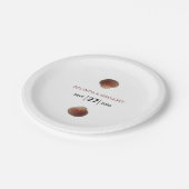 Beach Seashell Clams Wedding Papieren Bordje (Gekanteld)