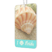 Beach Seashell Florida Aqua Blue Luchtverfrisser (Links)