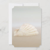 Beach Seashell , Hearts Vrijgezellenfeest Kaart (Achterkant)