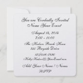 Beach Seashell Invitation - SRF Kaart (Achterkant)