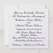 Beach Seashell Invitation - SRF Kaart (Achterkant)