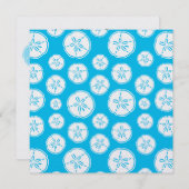 Beach Seashell Invitation - SRF Kaart (Voorkant / Achterkant)