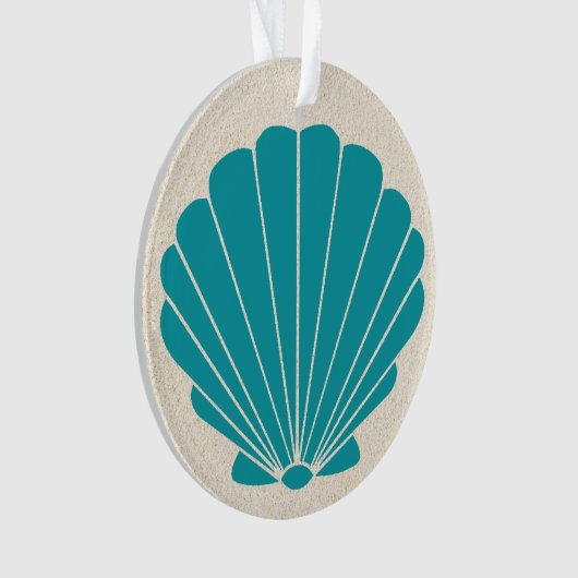 Beach Seashell Ornament (voorkant)