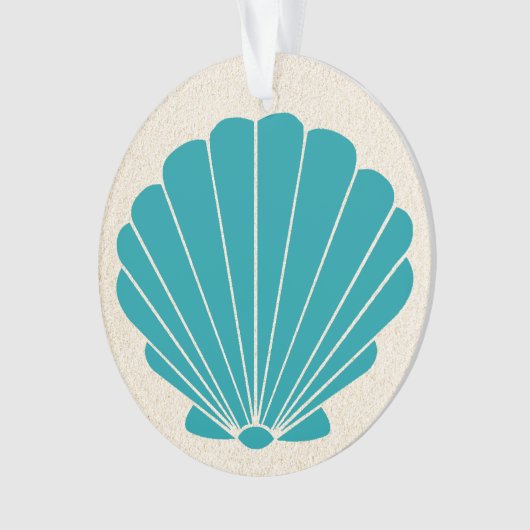 Beach Seashell Ornament (voorkant)