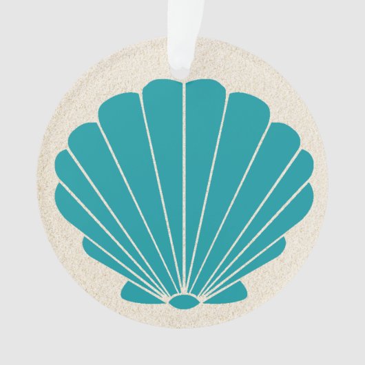 Beach Seashell Ornament (voorkant)