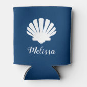 Beach Seashell Pool Name Blikjeskoeler (Voorkant)