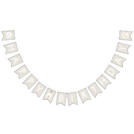 Beach Seashell Sandcastle Zeester Gelukkige Verjaa Vlaggetjes