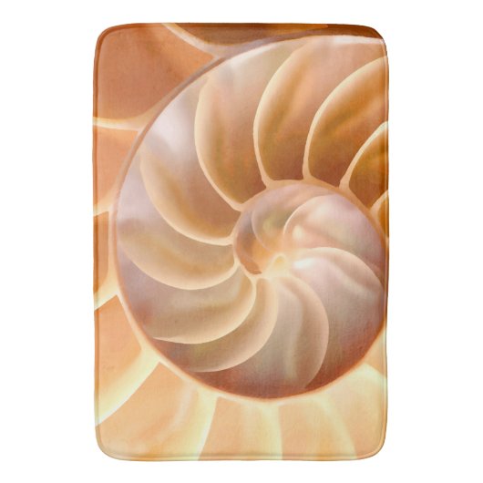 Beach Seashell Theme Badmat (Voorkant Verticaal)