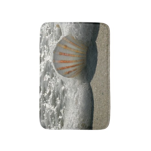 Beach Seashell Theme Badmat (Voorkant Verticaal)