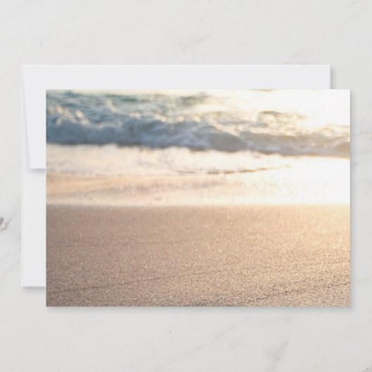 Beach,Seashell,Wijn Retirement Party Kaart (Achterkant)