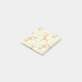 Beach Seashells Beige and White Post-it® Notes (Schuin)