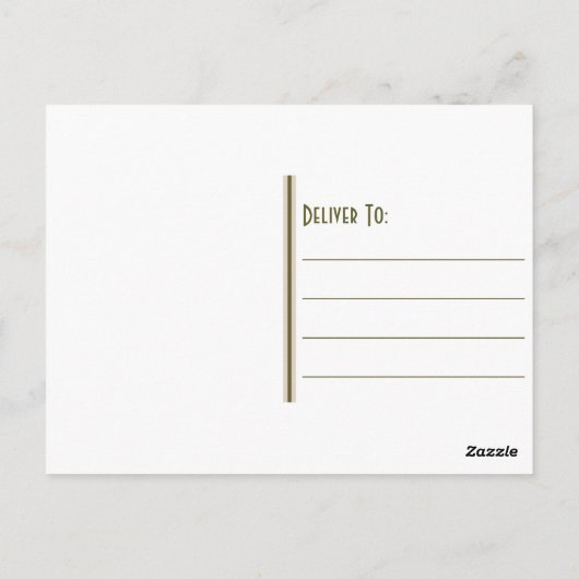  Beach Seashells Briefkaart (Achterkant)