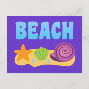 Beach Seashells Briefkaart