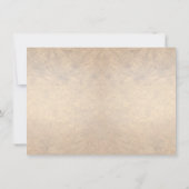 Beach Seashells bruiloft bedankkaarten Bedankkaart (Achterkant)