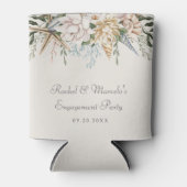 Beach Seashells Floral Blikjeskoeler (Voorkant)