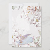 Beach Seashells Ocean Wedding Uitnodiging (Achterkant)