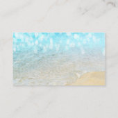 Beach Seashells Sand Wedding Registry Informatiekaartje (Achterkant)