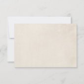 Beach Seashells Sand Wedding RSVP Kaartje (Achterkant)