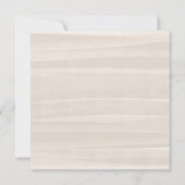 Beach Seashells Seahorse and Starfish Baby shower Kaart (Achterkant)