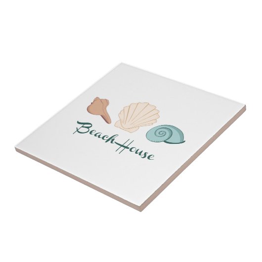 Beach Seashells Tegeltje (Zijkant)