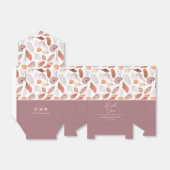 Beach Seashells Waterverf Coastal Chic Wedding Bedankdoosjes (Uitgevouwen)