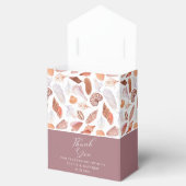 Beach Seashells Waterverf Coastal Chic Wedding Bedankdoosjes (Geopend)