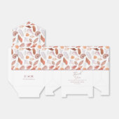 Beach Seashells Waterverf Coastal Chic Wedding Bedankdoosjes (Uitgevouwen)