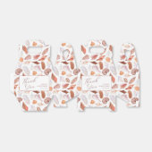 Beach Seashells Waterverf Coastal Chic Wedding Bedankdoosjes (Uitgevouwen)