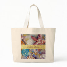 Beach Seashells Waterverf Design Tas
