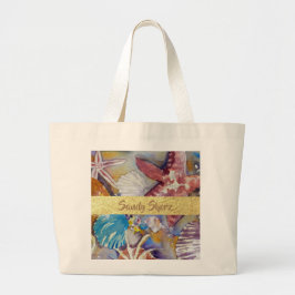 Beach Seashells Waterverf Design Tas